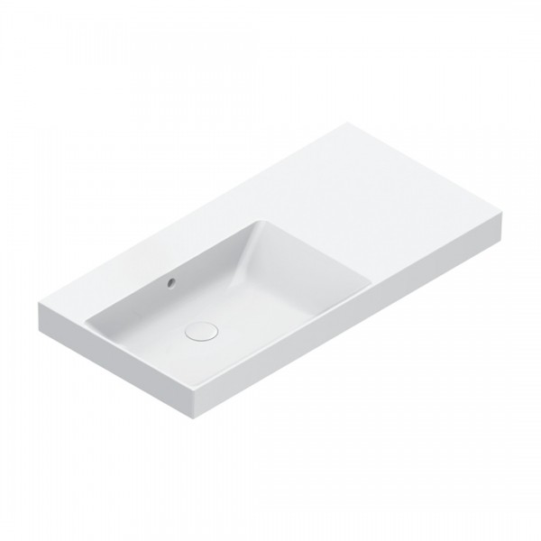 Catalano Zero umywalka 100x50 cm prostokątna lewa biała 0121040001