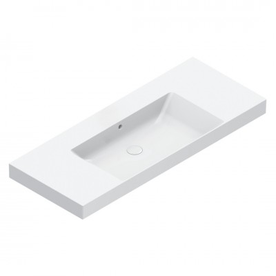 Catalano Zero umywalka 125x50 cm prostokątna biała 0121260001