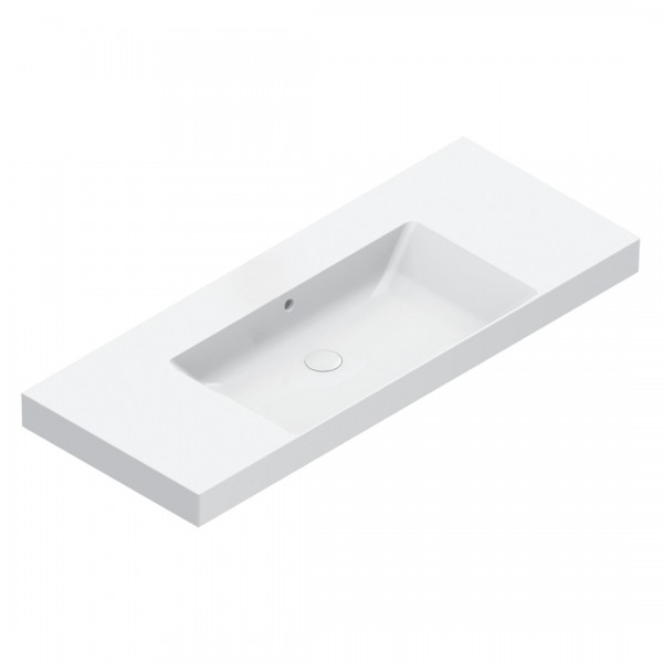 Catalano Zero umywalka 125x50 cm prostokątna biała 0121260001