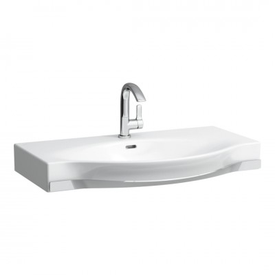 Laufen Palace umywalka ścienna 90x51 cm z relingiem biała H8127020001041