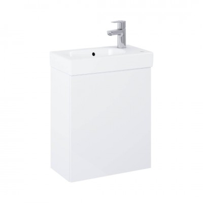 Roca Mini-N zestaw łazienkowy 45 cm umywalka z szafką biały połysk A852445806