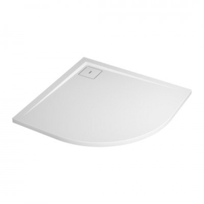 Sanswiss Livada brodzik półokrągły 80x80 cm konglomeratowy biały W20R5508004