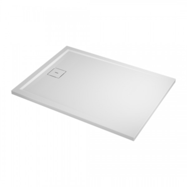 Sanswiss Livada brodzik prostokątny 140x70 cm konglomeratowy biały W20AS07014004