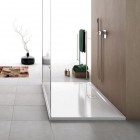 Sanswiss Livada brodzik prostokątny 140x90 cm konglomeratowy biały W20AL09014004