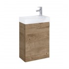 Roca Ravell zestaw łazienkowy 45 cm umywalka z szafką dąb Canela A852448808