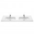 Roca Victoria umywalka 120x46 cm podwójna meblowa prostokątna biała A32799A000