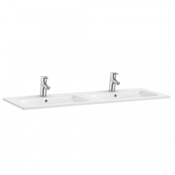 Roca Gap umywalka 120x46 cm podwójna meblowa prostokątna biała A3279A0000