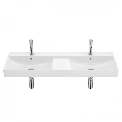 Roca Ona umywalka 120x46 cm podwójna meblowa prostokątna biała A32768B004