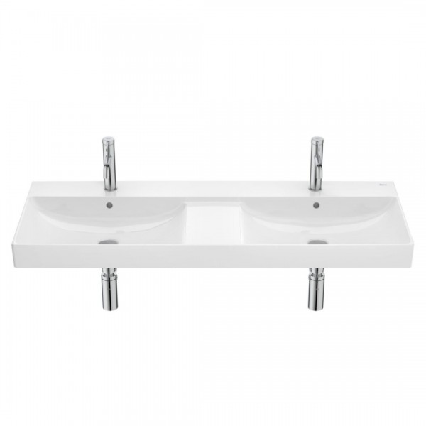 Roca Ona umywalka 120x46 cm podwójna meblowa prostokątna biała A32768B004