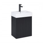 Roca Reff zestaw łazienkowy 45 cm umywalka z szafką czarny mat A852446532