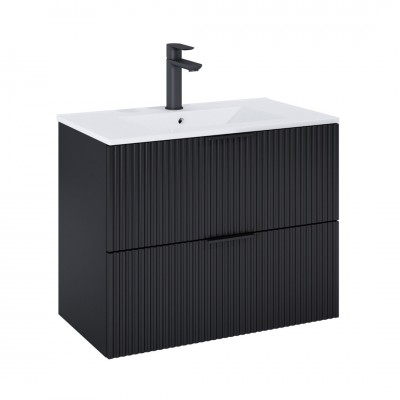 Roca Reff szafka podumywalkowa 80 cm czarny mat A857955532