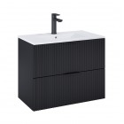 Roca Reff szafka podumywalkowa 80 cm czarny mat A857955532