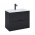 Roca Reff szafka podumywalkowa 80 cm czarny mat A857955532