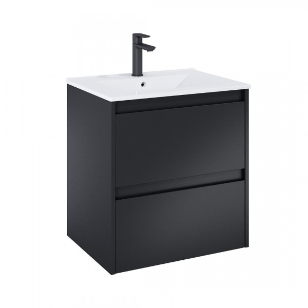 Roca Claudia szafka podumywalkowa 60 cm czarny mat A857794532