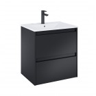 Roca Claudia szafka podumywalkowa 60 cm czarny mat A857794532