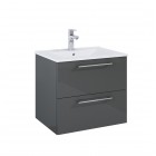 Roca Roma szafka podumywalkowa 60 cm antracyt połysk A857949153