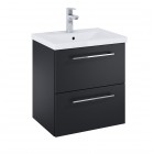 Roca Roma Compacto szafka podumywalkowa 50 cm czarny mat A857951532