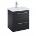 Roca Roma Compacto szafka podumywalkowa 50 cm czarny mat A857951532