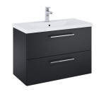 Roca Roma Compacto szafka podumywalkowa 80 cm czarny mat A857953532