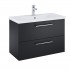 Roca Roma Compacto szafka podumywalkowa 80 cm czarny mat A857953532