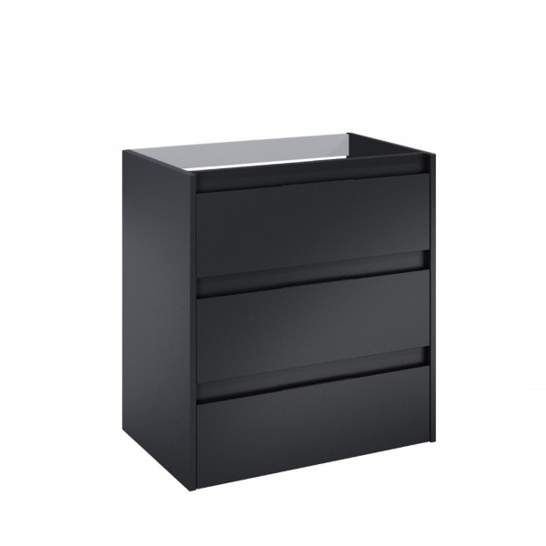 Roca Alpine szafka podumywalkowa 70 cm czarny mat A857867532