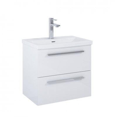 Roca Kwadro szafka podumywalkowa 60 cm biały połysk A857969806