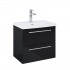 Roca Kwadro szafka podumywalkowa 60 cm czarny połysk A857969351