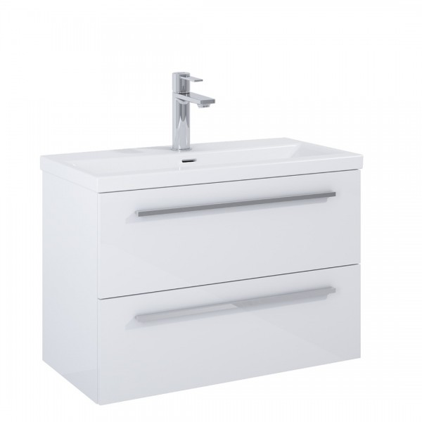 Roca Kwadro szafka podumywalkowa 80 cm biały połysk A857970806