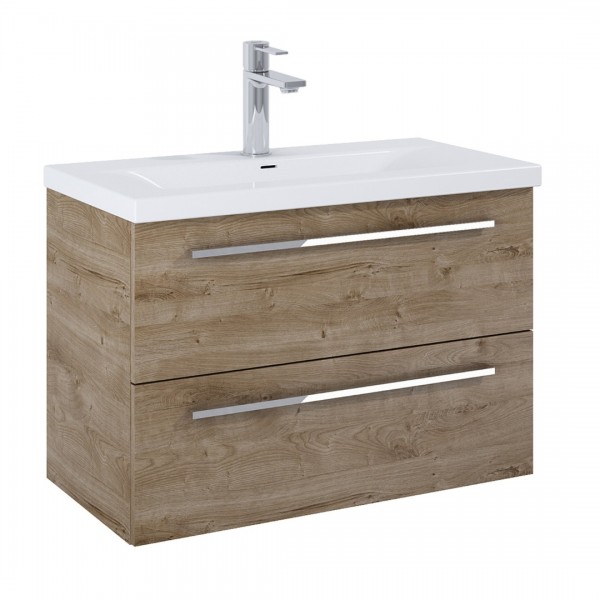 Roca Kwadro szafka podumywalkowa 80 cm dąb Canela A857970808