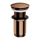 Omnires korek do umywalki klik klak okrągły bez przelewu miedź połysk A716CP
