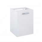Roca Kwadro komoda 40 cm wisząca boczna z koszem cargo biały połysk A857973806