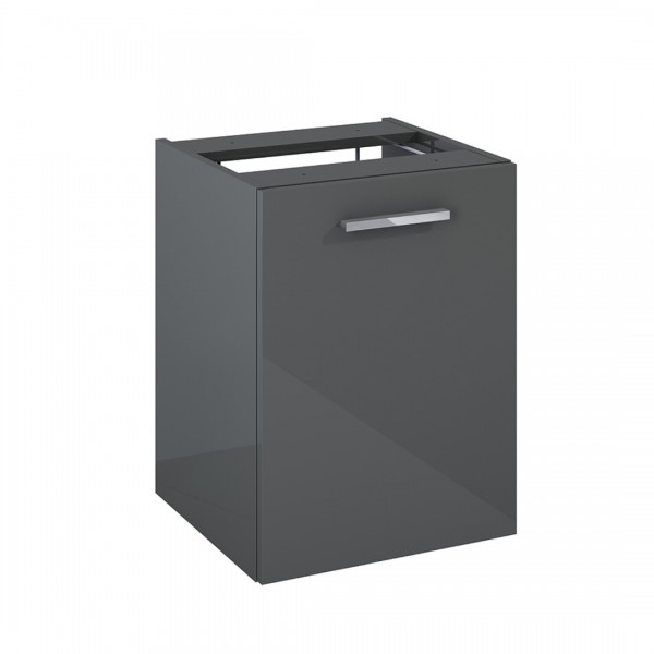 Roca Kwadro komoda 40 cm z koszem cargo wisząca boczna antracyt połysk A857973153