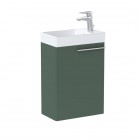 Roca Ella szafka podumywalkowa 45 cm zielony mat A857779534