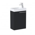 Roca Ella szafka podumywalkowa 45 cm czarny mat A857779532