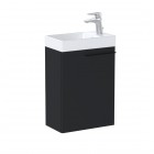 Roca Ella szafka podumywalkowa 45 cm czarny mat A857779532