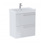 Roca Ella szafka podumywalkowa 60 cm wisząca biały połysk A857778806