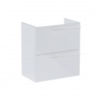 Roca Ella szafka podumywalkowa 60 cm wisząca biały połysk A857778806