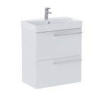 Roca Ella szafka podumywalkowa 60 cm wisząca biały mat A857778529