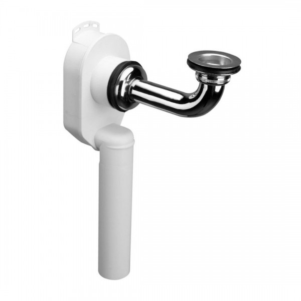 McAlpine syfon umywalkowy podtynkowy chrom SUP-CB