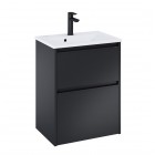 Roca Gap Pro Compacto szafka podumywalkowa 50 cm czarny mat A857907532