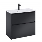 Roca Gap Pro Compacto szafka podumywalkowa 70 cm czarny mat A857909532