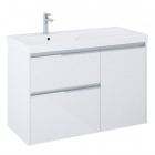 Roca Gap Pro szafka podumywalkowa 100 cm lewa biały połysk A857904806