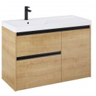 Roca Gap Pro szafka podumywalkowa 100 cm lewa jasny dąb A857904464