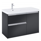 Roca Gap Pro szafka podumywalkowa 100 cm lewa czarny mat A857904532