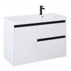 Roca Gap Pro szafka podumywalkowa 100 cm prawa biały połysk A857905806