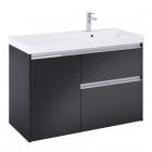 Roca Gap Pro szafka podumywalkowa 100 cm prawa czarny mat A857905532