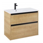 Roca Gap Pro szafka podumywalkowa 80 cm lewa jasny dąb A857899464