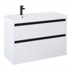 Roca Gap Pro szafka podumywalkowa 100 cm lewa biały połysk A857902806