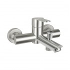 Deante Neo Lupo bateria wannowa ścienna stal szczotkowana BLU_F10N