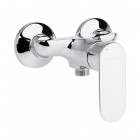 Deante Alpinia bateria natryskowa ścienna chrom BGA_04RM